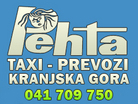 Pehta taxi prevozi po Sloveniji in tujini, Podkoren 73, 4280 Kranjska Gora