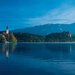 The Bled lake with an island, Bled