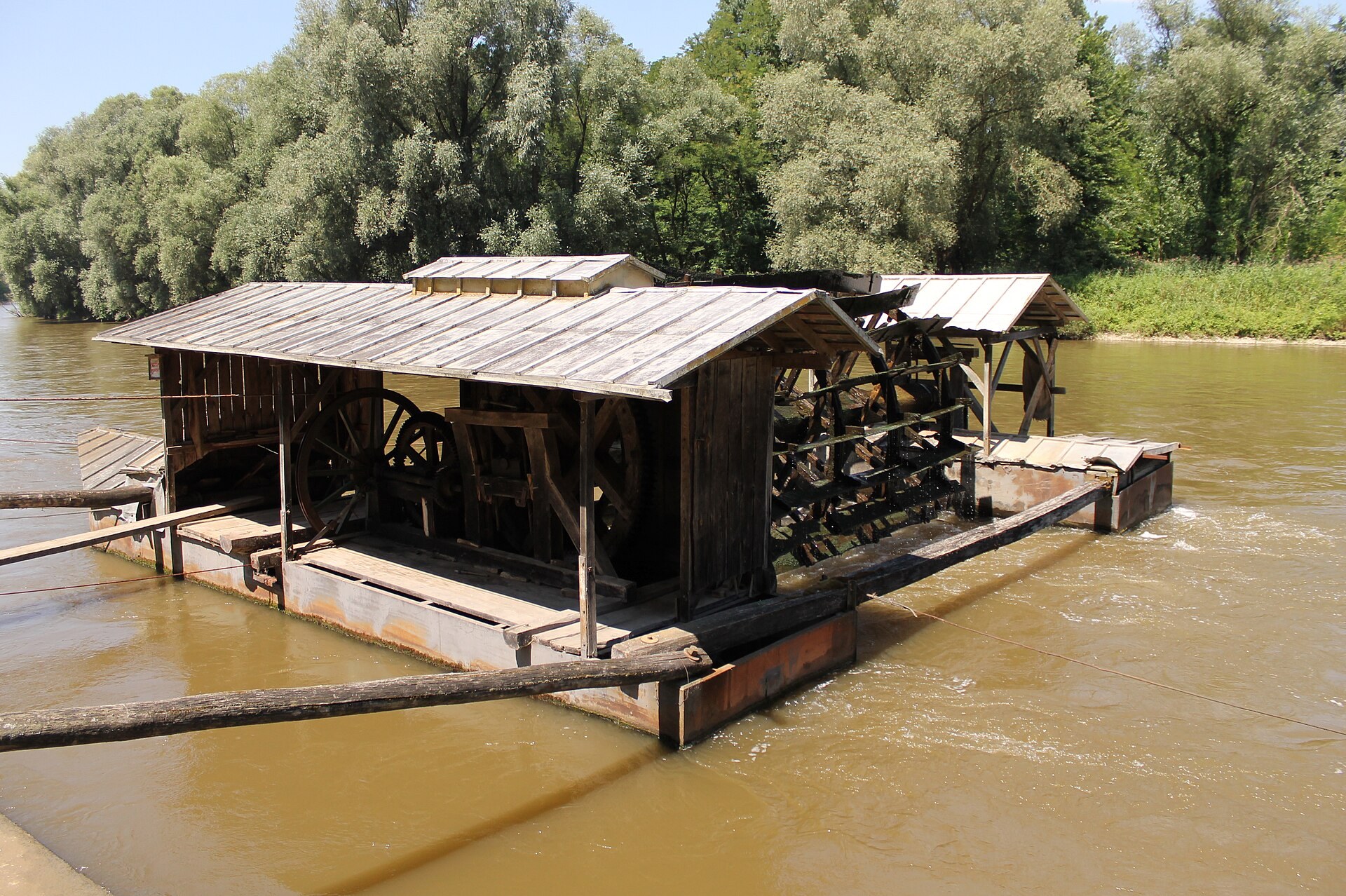 Floating mill on the Mura, Veržej